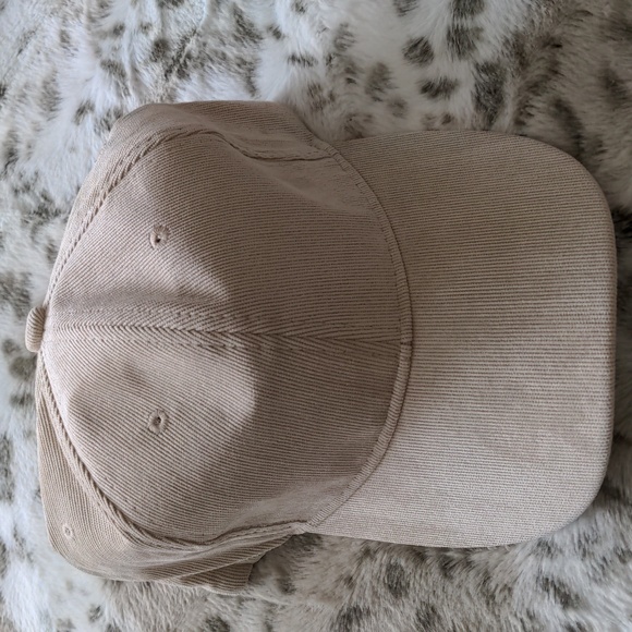 NWT Pair (2) Tan Corduroy Baseball Hats - Picture 2 of 4